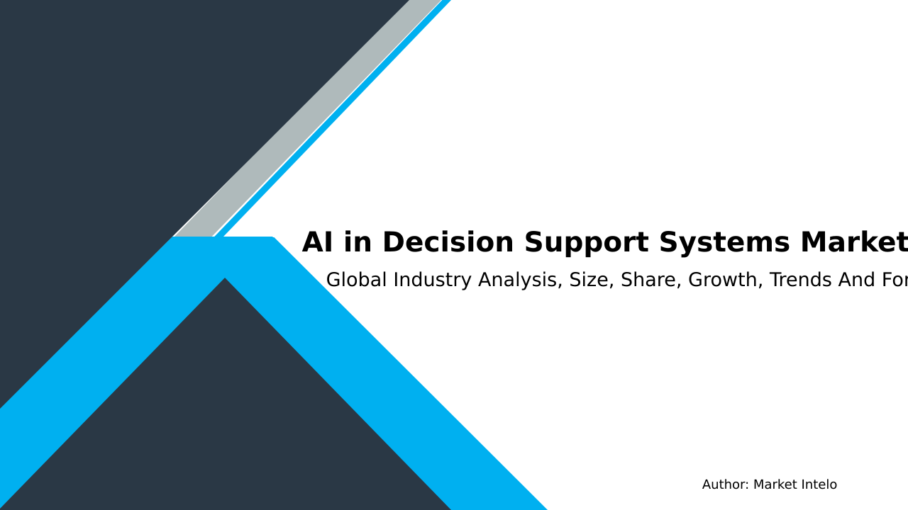 AI in Decision Support Systems Market Research Report 2033